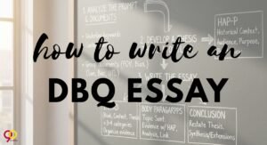 How to Write a DBQ Essay