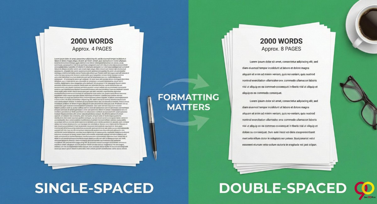 how many pages is 2000 words