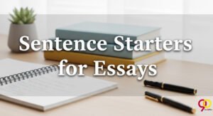 sentence starters for essays