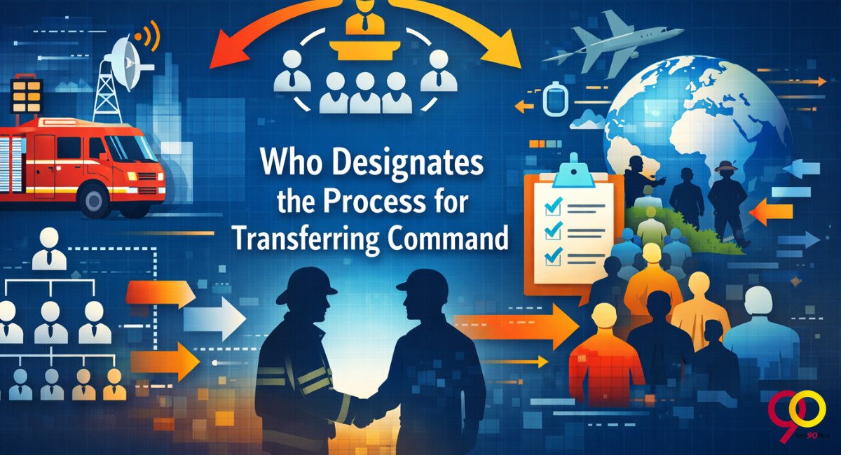 who designates the process for transferring command